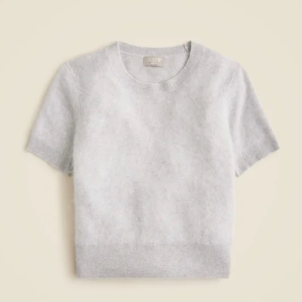 J. Crew Women's Soft Gray Crew Neck Sweater